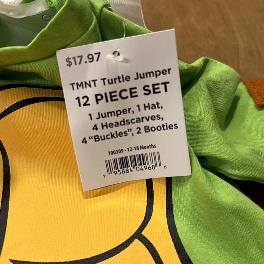 Toddlers ninja turtle Halloween costume - Picture 3 of 4